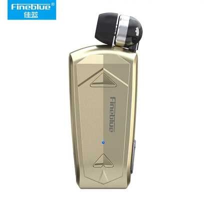 Fineblue F520 Mini Wireless Earphone Bluetooth 5.3 Retractable Headset in Lotus One Ear Calls Remind Vibration Sport Headphone - Universal Market