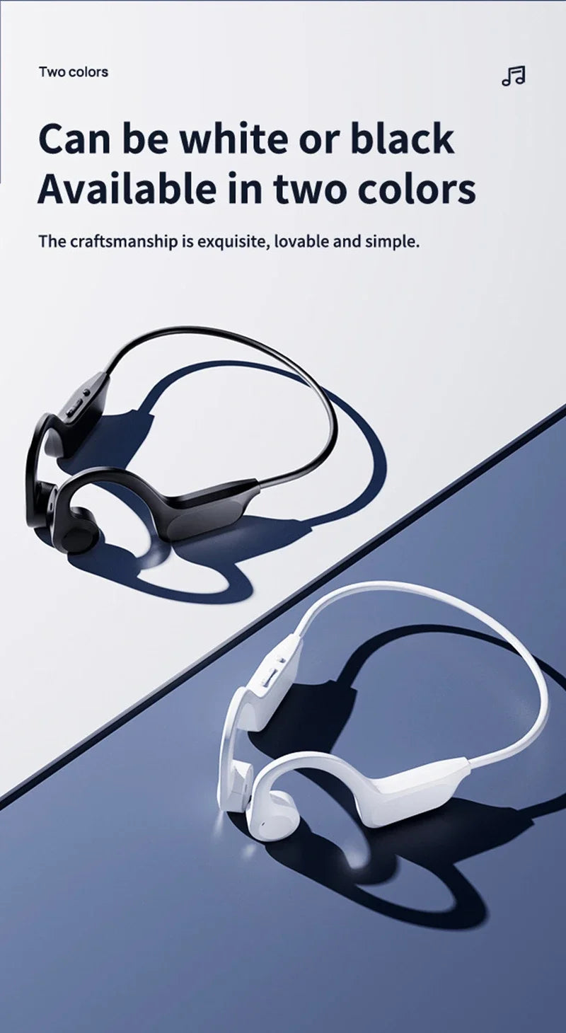 Xiaomi X7 Wireless Bone Conduction Earphone Sport Bluetooth Compatible Memory Card Digital Display With Mic For Sports Earbuds - Universal Market