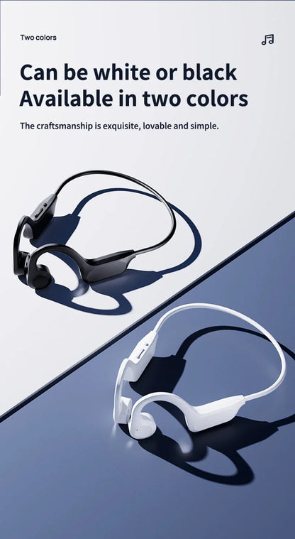 Xiaomi X7 Wireless Bone Conduction Earphone Sport Bluetooth Compatible Memory Card Digital Display With Mic For Sports Earbuds - Universal Market