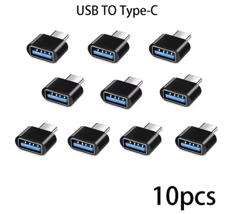 Mini Type C to USB Adapter 3.0 USB-C Male OTG A Female Data Connector For MacBook Pro iPad Mini 6/Pro MacBook Air Type C Device - Universal Market