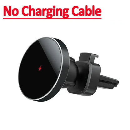 30W Magnetic Car Wireless Charger Air Vent Car Phone Holder Stand for iPhone 15 14 13 Pro Max 11 Fast Charging Station Car Mount