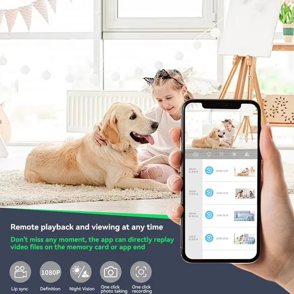 HD 1080P Mini Camera Wireless WiFi Monitoring Video Recorder Security Camera Smart Home Motion Detection Surveillance Camcorder - Universal Market