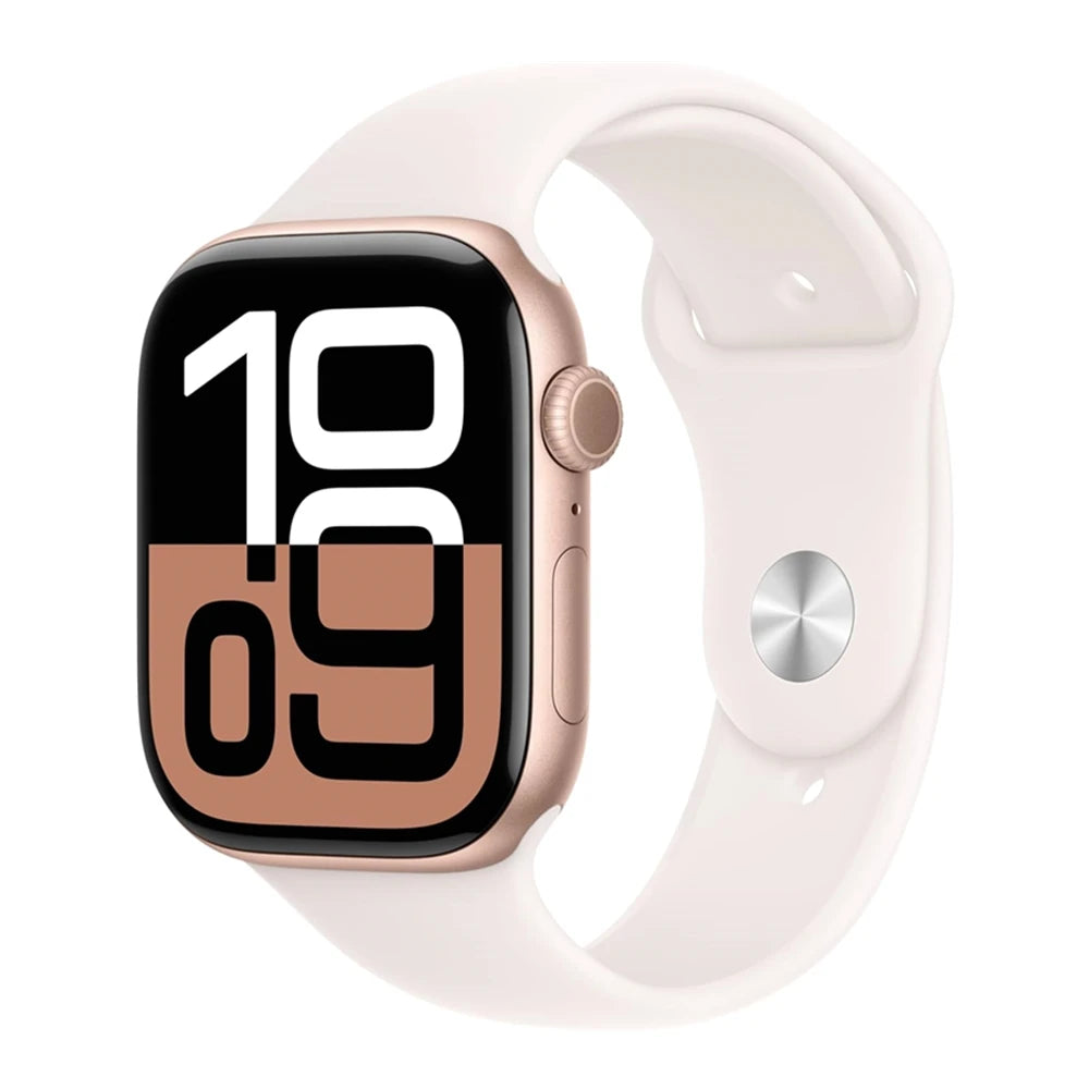 Apple Watch Series 10 GPS Smartwatch with Aluminium Case with Sport Band Water Resistant Always-On Retina Display