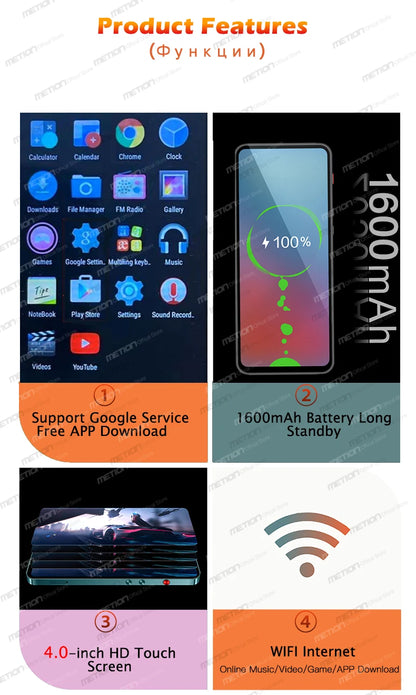 MP3 Mp4 Player Bluetooth 5.0 Wifi MP5 Android with Multiple Language/Google Service/youtube/Spotify/Free APP/Speaker/Browser/FM