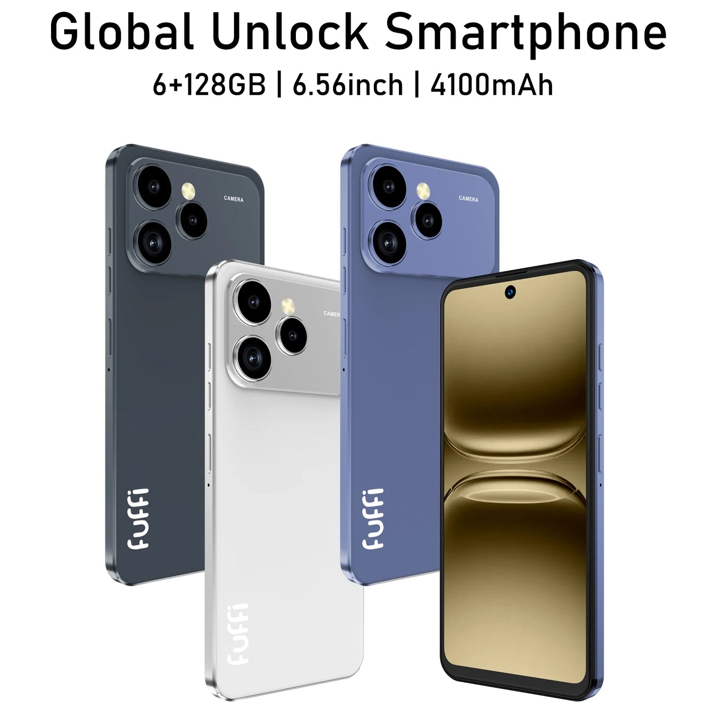 Global Version M17 Pro Smartphone Android 12 6.56 inch Screen,8+256GB 8+12MP Mobile Phone 4100mAh For Google Play Store Phone
