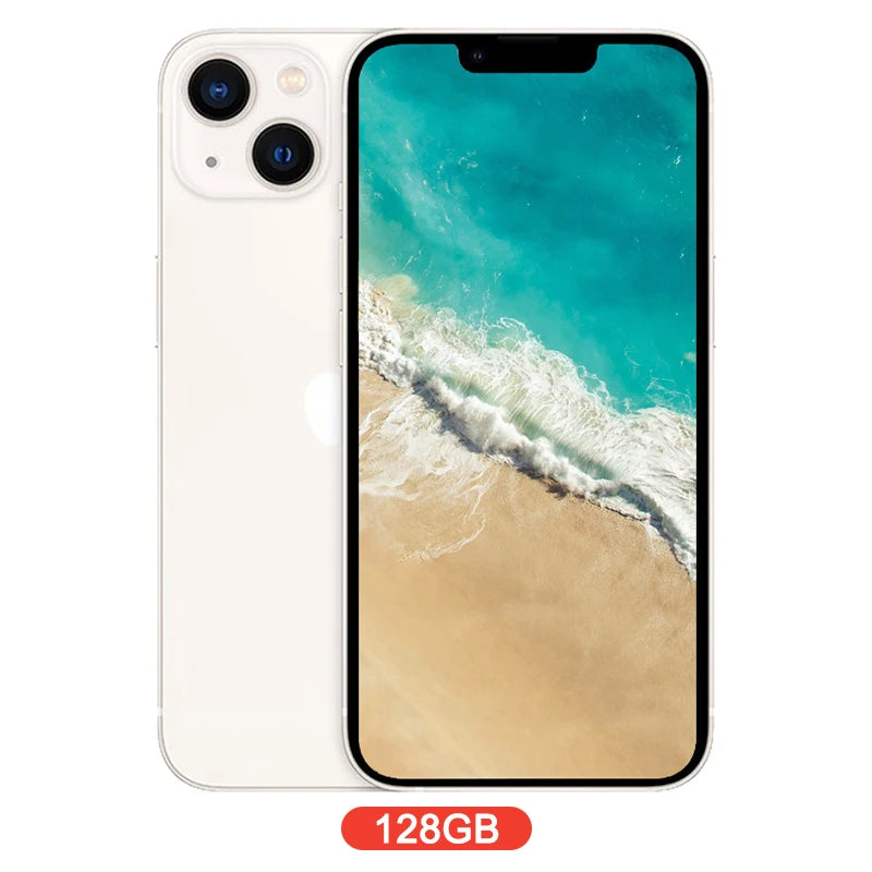 Apple iPhone 13 128GB/256GB ROM Unlocked 5G A15 Bionic Chip Face ID 6.1" 2532 x 1170 OLED Screen 12MP Camera - Universal Market