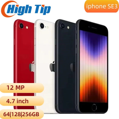 Original Apple iPhone Unlocked SE 2022 SE3 4.7" 4G RAM 64GB 12MP Camera Fingerprint 128GB 256GB ROM A15 Bionic Chip Used Phone - Universal Market