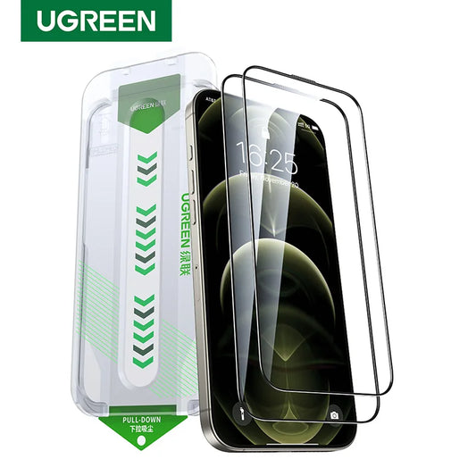 UGREEN Dust-free Screen Protector For iPhone 16 Pro Max Tempered Glass For iPhone 16 Pro Screen Protectors 15Pro Plus Film