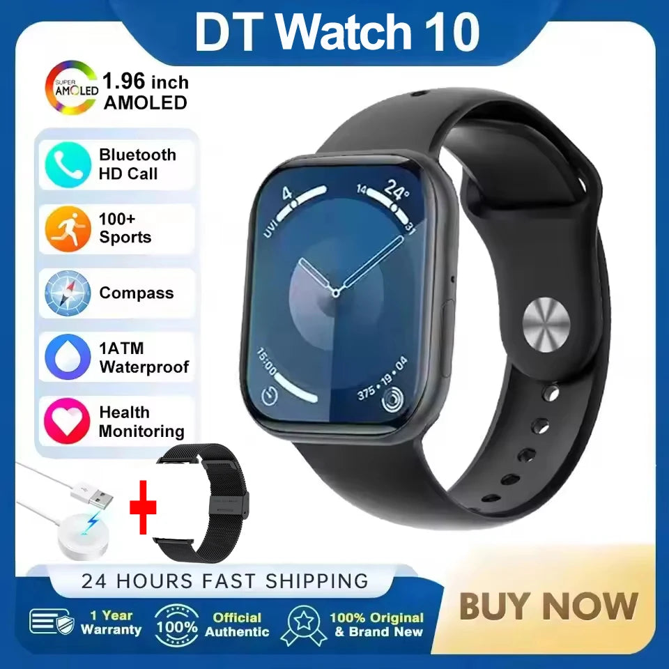 2025 New Series 10 For Apple Watch 10 SmartWatch 16G Memory Music Video NFC Bluetooth Call Waterproof Smartwatch For Android IOS