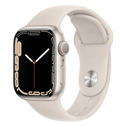 100% Original Apple Watch Series 7 41mm / 45mm Apple Watch S7 Aluminum Case with Sport Band iOS SmartWatch