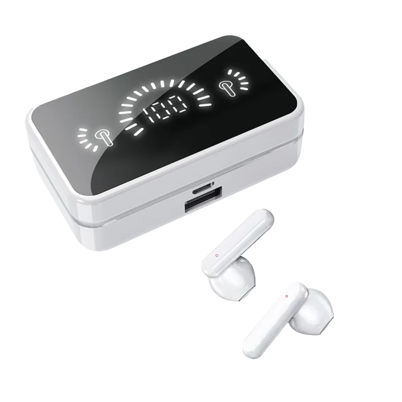 S20 TWS Wireless Bluetooth Headset with Charge Box Noise Cancelling LED Earbuds with Mic Wireless Headphones Bluetooth Earphones - Universal Market