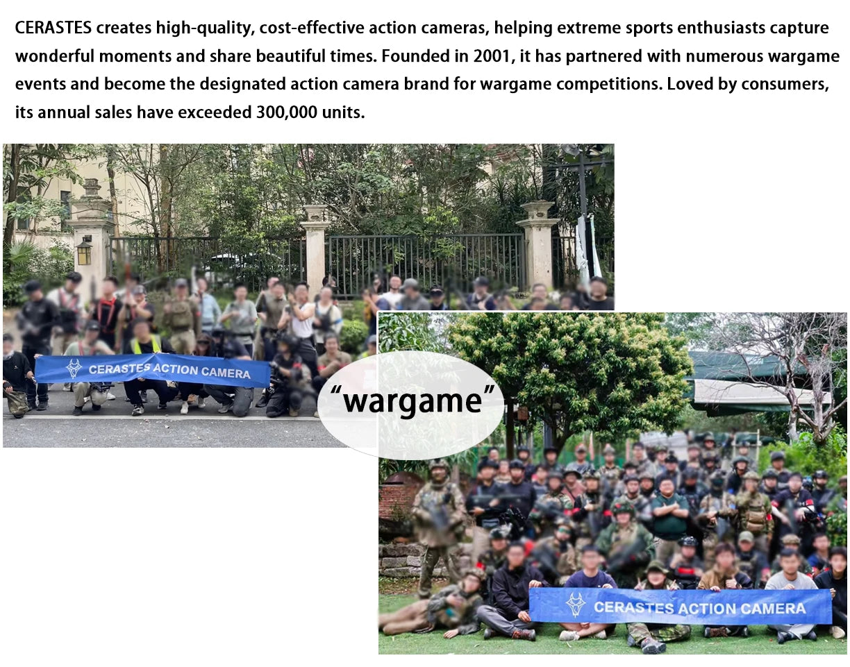 5K Action Camera V10 Electronic Image Stabilization 2" Touch LCD 4K Waterproof Action Camera Dashcam Motion Detection