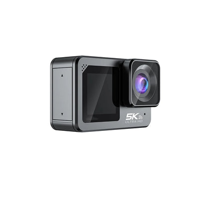 Action Camera F6W Wireless Mic 5K 4K60FPS 48MP 2.2" Touch LCD EIS Dual Screen Wi-Fi 170D Waterproof 30M 8X Zoom Sports Camera