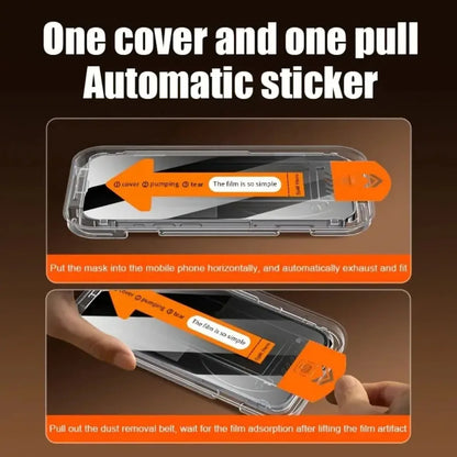 2Pcs Full Cover HD Screen Protector for iPhone 17 16 15 Pro Max 13 12 14 Pro 16 15 Plus 17 Air  Dust Free Install Tempered Film