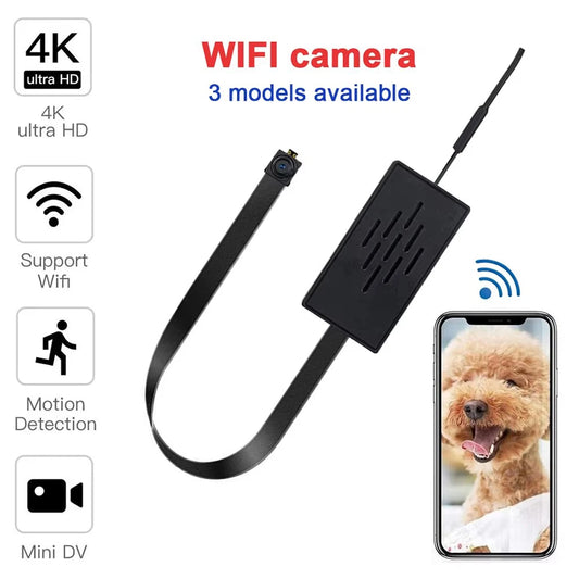 HD 1080P DIY Portable WiFi IP Mini Camera P2P Infrared Night Vision Remote View Micro Webcam Camcorder Wearable Video Recorder - Universal Market