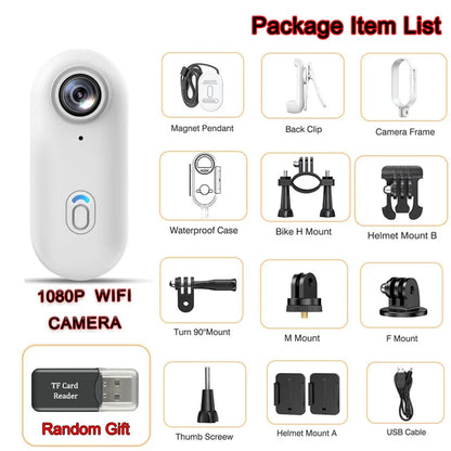 Outdoor Sports Camera In Helmet Motorcycle Bike Sport Mini Filming Bicycle Action 4K Professional Body Cam And Video Cameras Mtb