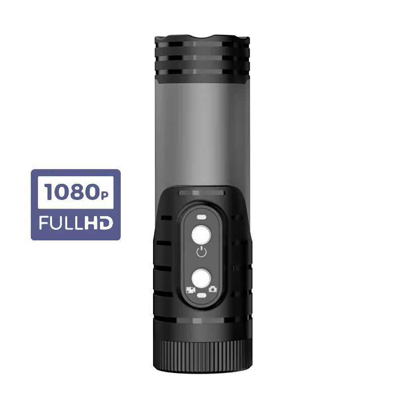 4K Mini Sport DV Action Sport Camera Flashlight Helmet Full HD 1080P Video Ideal Bodycam for Bike, Cycle, Motorcycle Camcorder