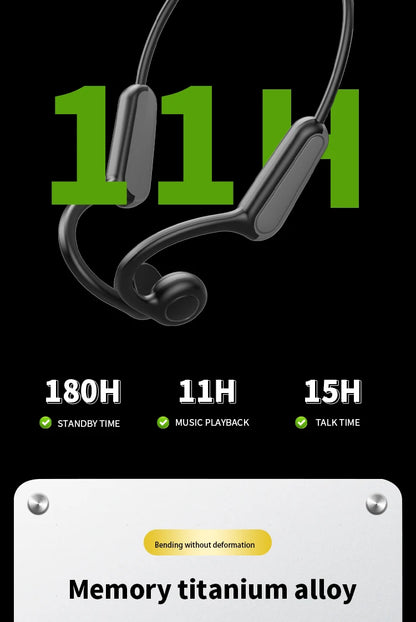 Xiaomi Mijia Bone Conduction Earphones Bluetooth 5.3 Sports Wireless Headphones Ear Hook Waterproof Headset for Running Driving - Universal Market