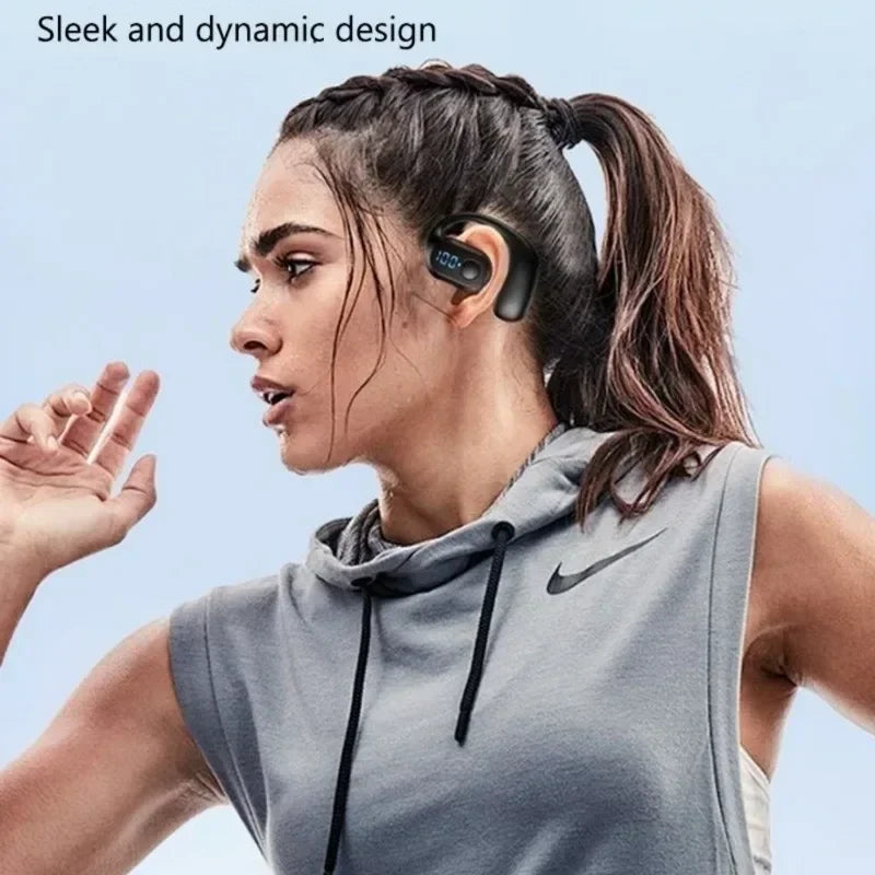 NEW KY2 PRO Wireless Earphones Air Conduction OWS Headphone HiFi Ear-Hook Music Sports Noise Cancel Headset For All Smartphones - Universal Market