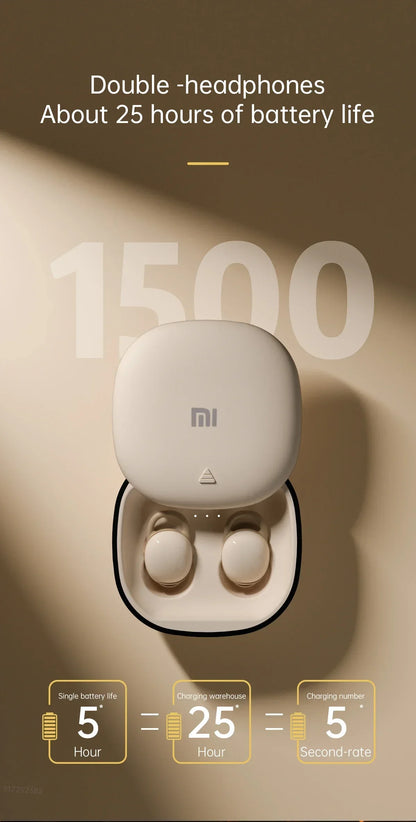 Xiaomi Bluetooth Earphones 999 TWS Sleep Noise Reduction Invisible Earphones in Ear Wearing Comfortable Sleep Earphones - Universal Market