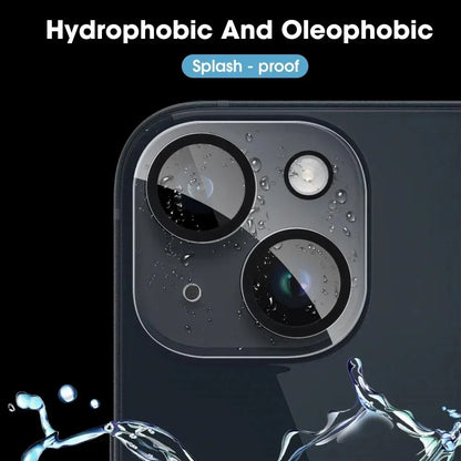 1-5 pieces tempered glass for iPhone 17 16 15 14 13 Pro Max Plus Mini camera lens protector black circle screen protector lens f