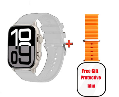 Microwear Smart Watch Ultra 4 Pro Series 10 49mm Gesture Answer ChatGPT NFC Compass Waterproof Sport Smartwatch For Android ios