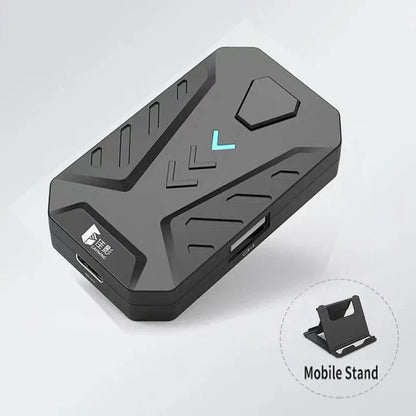 Mobile Game Keyboard and Mouse Adapter, PUBG/Call of Duty Controller Converter Wired/Wireless for Android/(iOS Less than 13.4)