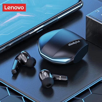 Original Lenovo GM2 Pro 5.3 Earphone Bluetooth Wireless Earbuds Low Latency Headphones HD Call Dual Mode Gaming Headset With Mic - Universal Market