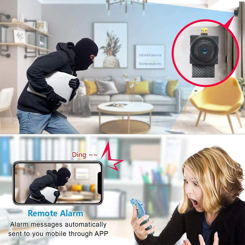 HD 1080P WiFi Cameras Module Nanny Cam Video Recorder Real-time Home security Camcorder Support Phone App - Universal Market