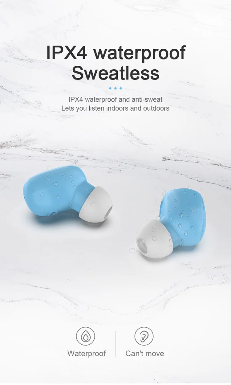 Original A6S TWS Headset Wireless Earphones Bluetooth Headphones Sport Stereo Fone Bluetooth Earbuds for Xiaomi Huawei iPhone - Universal Market