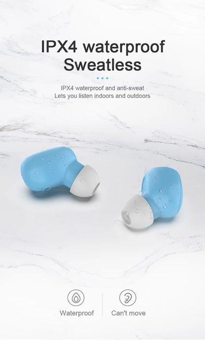 Original A6S TWS Headset Wireless Earphones Bluetooth Headphones Sport Stereo Fone Bluetooth Earbuds for Xiaomi Huawei iPhone - Universal Market