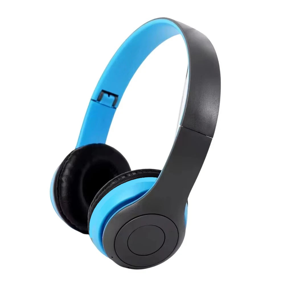P47 Wireless Headphones Bluetooth 5.0 Earphones Foldable HIFI Stereo Bass for Music Gaming Kid Girl Earphone for Smartphone - Universal Market