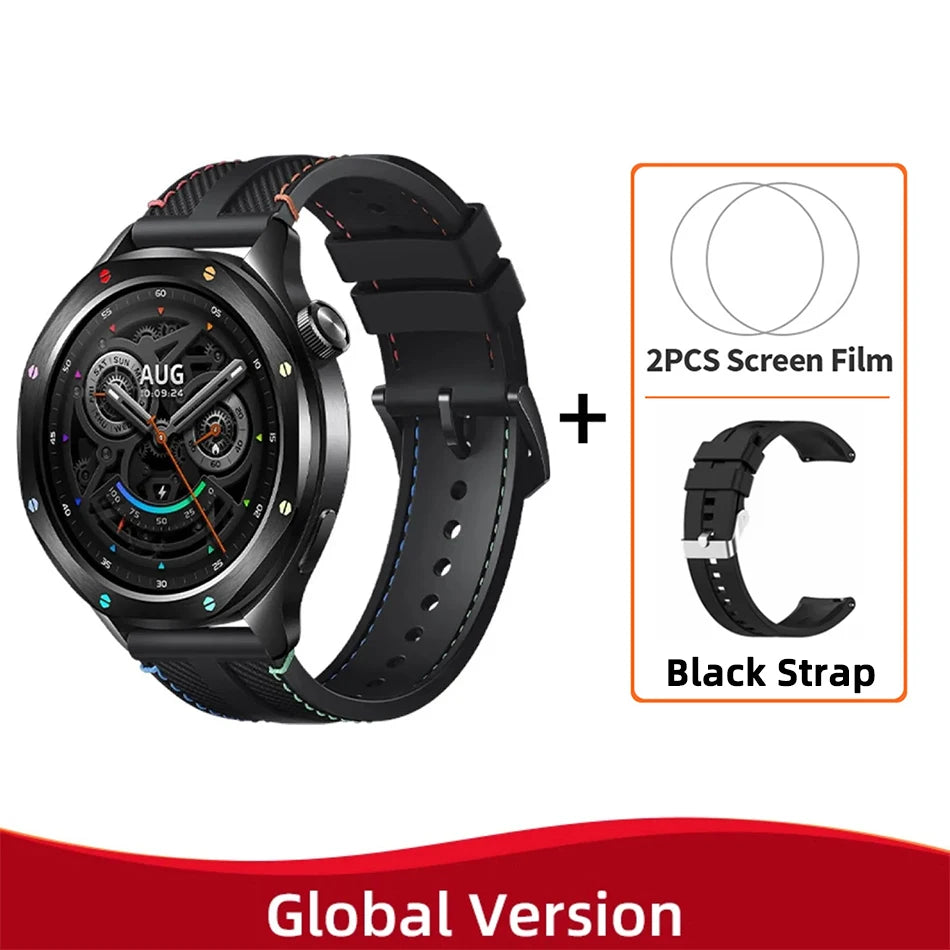 Global Version Xiaomi Watch S4 SmartWatch 1.43" AMOLED Display Wireless Charge Blood Oxygen Bluetooth Phone Call GPS Mi Watches