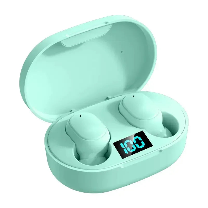 E6S TWS Bluetooth Earphones Wireless Bluetooth Headset Noise Cancelling Headsets With Microphone Headphones For Xiaomi Redmi - Universal Market