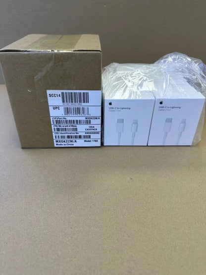 Apple USB-C Woven Charge Cable USB-C to Lightning Cable Lightning to USB Cable with Fast Charging Capability For iphone16Pro Max