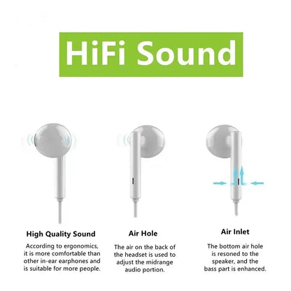 Original Headphones For Apple iPhone 16 15 14 13 11 12 Pro Max Plus In-ear Lightning 3.5MM Wired Bluetooth Earphones Accessories - Universal Market