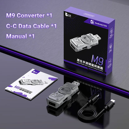 Gamwing M9 Mobile Game Converter - Universal Android iOS Gaming Adapter for Call of Duty Mobile