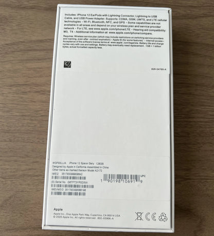 CN&US Version Original Apple iPhone 12 64GB 128GB 256GB ROM 6.1" Genuine Super Retina OLED Face ID NFC IOS Unlocked 5G iPhone12 - Universal Market