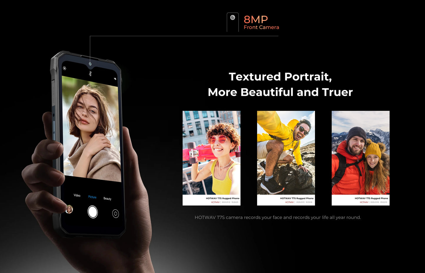 [World Premiere] HOTWAV T7S Ultra Thin Rugged Smartphone 6.52'' HD+ 4GB RAM 128GB ROM MobilePhone 6280mAh Battery 21MP Cellphone