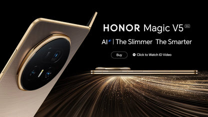 2025 New Global Version HONOR Magic V5 5G Foldable Smartphone 7.95" LTPO OLED Display Snapdragon 8 Elite 5820mAh 66W Wired NFC