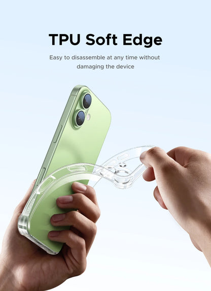 UGREEN Airbags Case for iPhone 17 16 15 Pro Max Clear Case Transparent Cover for iPhone 16 Pro 17 Air Protective Case Shockproof