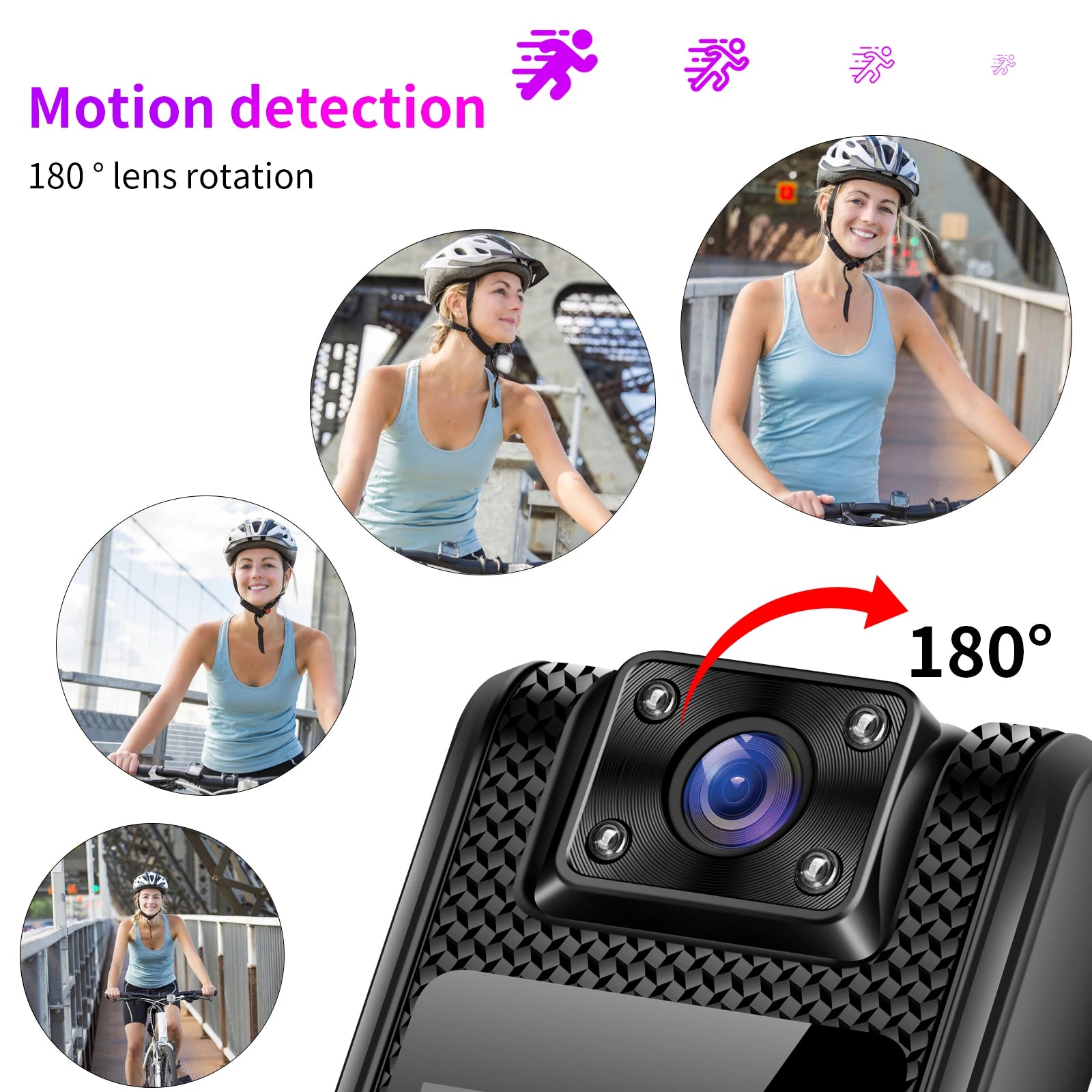 Portable 4K Mini Camera Digital Video Recorder With WiFi Worn Police Small Body Cam Infrared Night Vision Sports DV Camcorders - Universal Market
