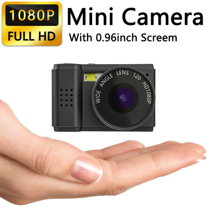 0-128G Mini 1080P Small Digtal Camera with Screen Bodycam Compact Kids Camcorder Indoor Outdoor Sport Video DV Recorder Body Cam