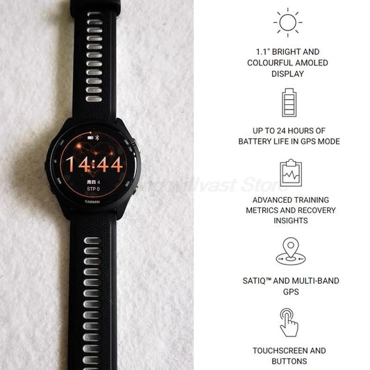 Garmin Forerunner 265 Sports Watch Outdoor GPS Running Fitness Marathon Swimming Heart Rate Blood Oxygen Monitoring