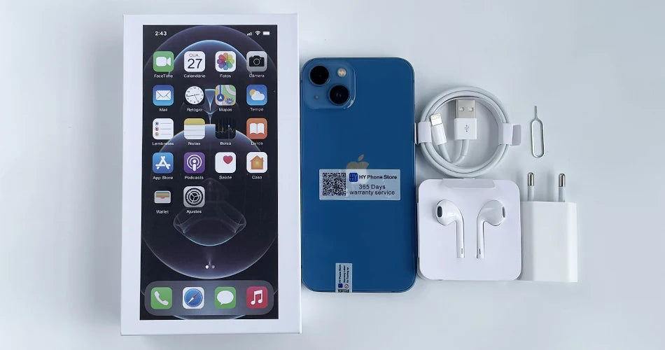 Apple iPhone 13 128GB/256GB ROM Unlocked 5G A15 Bionic Chip Face ID 6.1" 2532 x 1170 OLED Screen 12MP Camera - Universal Market