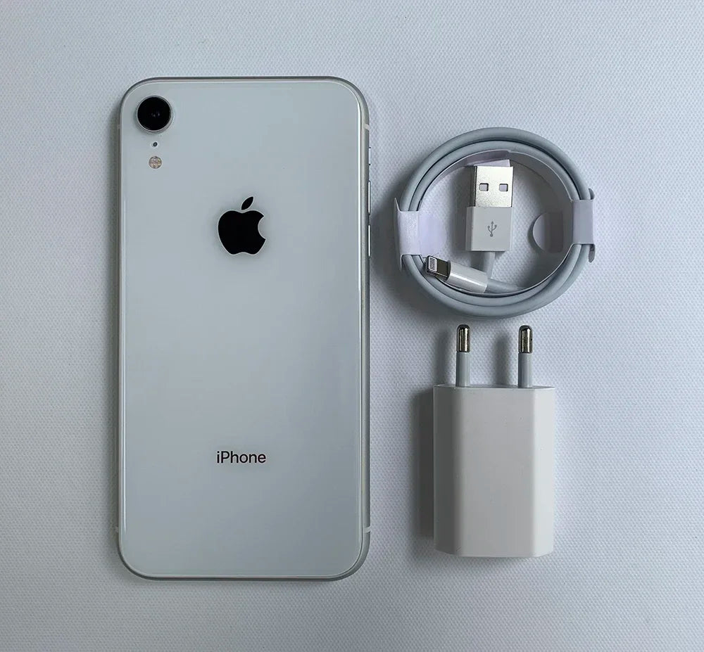 Unlocked Original Apple iPhone XR 64/128/256GB ROM, 3GB RAM, iOS, A12 Bionic Hexa-Core, 6.1'' Display, 12MP Single Camera xr