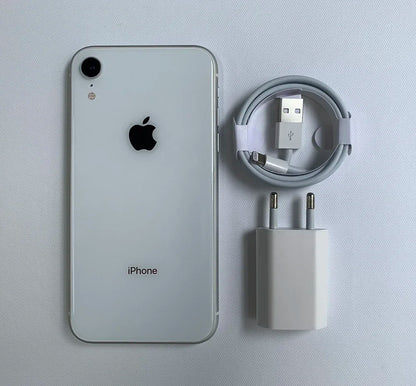 Unlocked Original Apple iPhone XR 64/128/256GB ROM, 3GB RAM, iOS, A12 Bionic Hexa-Core, 6.1'' Display, 12MP Single Camera xr