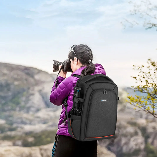 Outdoor Dual Shoulders Backpack Handheld PTZ Stabilizer Camera Bag with Rain Cover for DJI Ronin-SC/Ronin-S Digital Camera - Universal Market