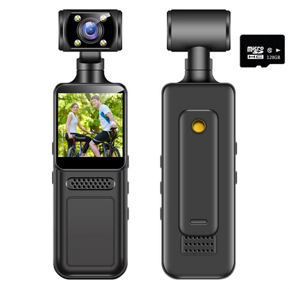 4K Pocket Action Camera 4K HD Sports Camcorder Camera 180 Rotate Mini Wifi Camera With Waterproof Case Motion Camera 128G