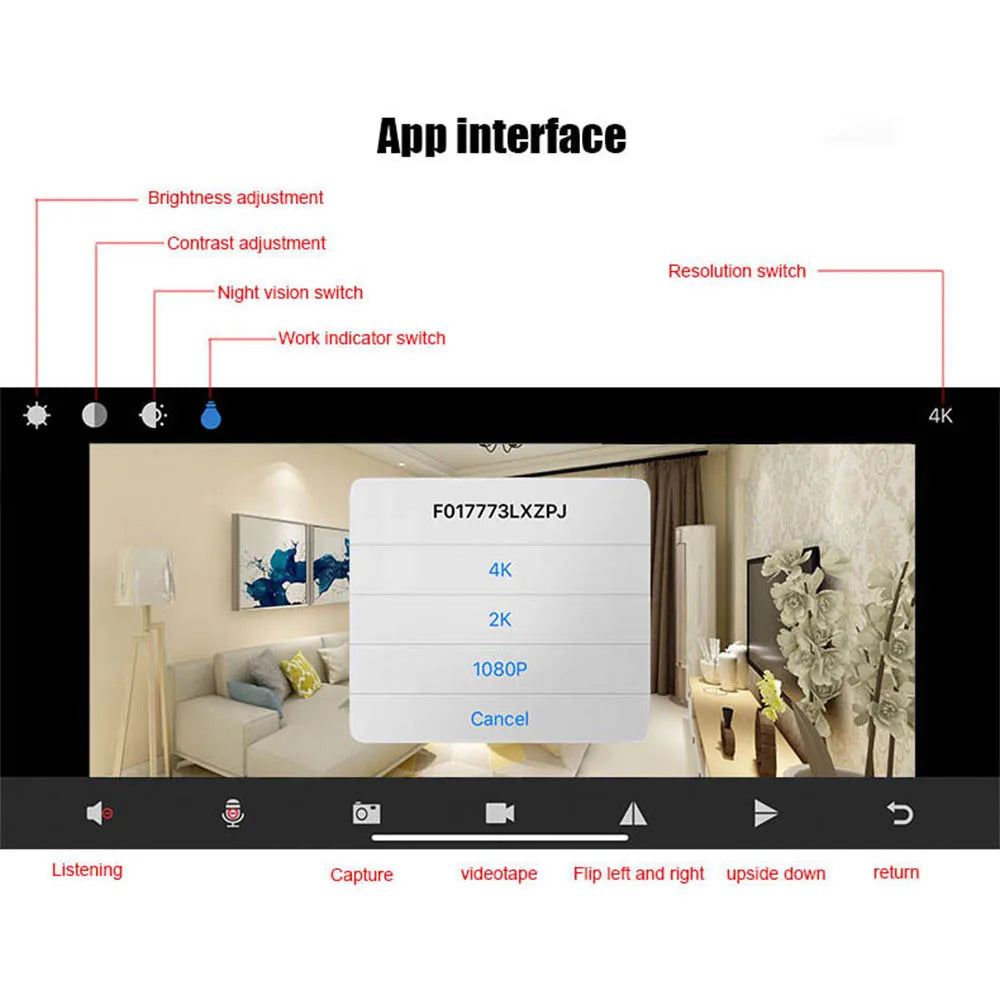 HD 1080P WiFi Cameras Module Nanny Cam Video Recorder Real-time Home security Camcorder Support Phone App - Universal Market